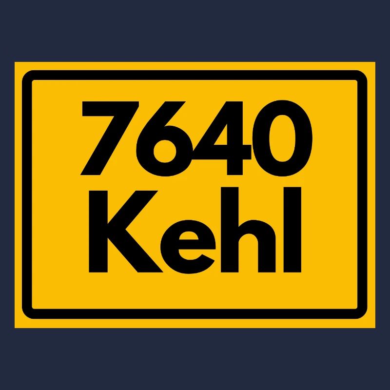 ANCIEN CODE POSTAL RETRO 7640 KEHL HEIMATSTOLZ
