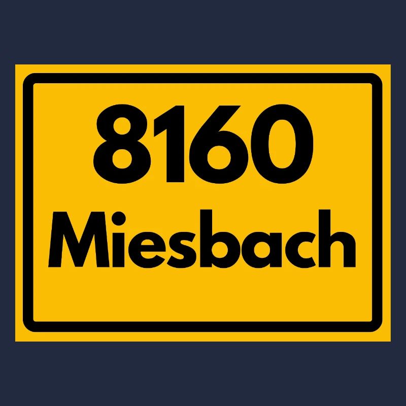 OLD POSTCODE RETRO 8160 MIESBACH HEIMATSTOLZ
