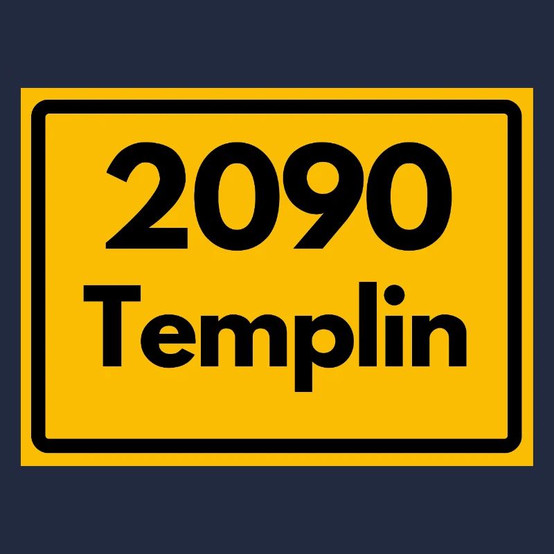 ANCIEN CODE POSTAL RÉTRO 2090 TEMPLIN HEIMAT