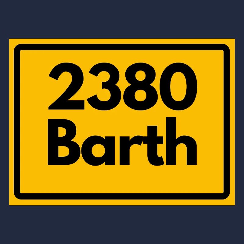 ALTE POSTLEITZAHL PLZ RETRO 2380 BARTH HEIMATSTOLZ