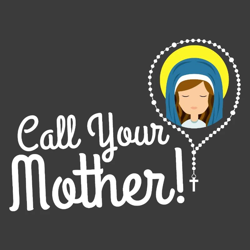 Nenne deine Mutter Illustration Tee