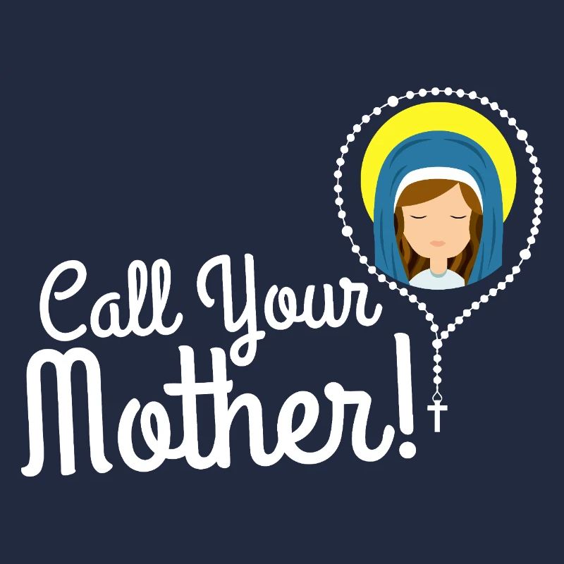 Nenne deine Mutter Illustration Tee