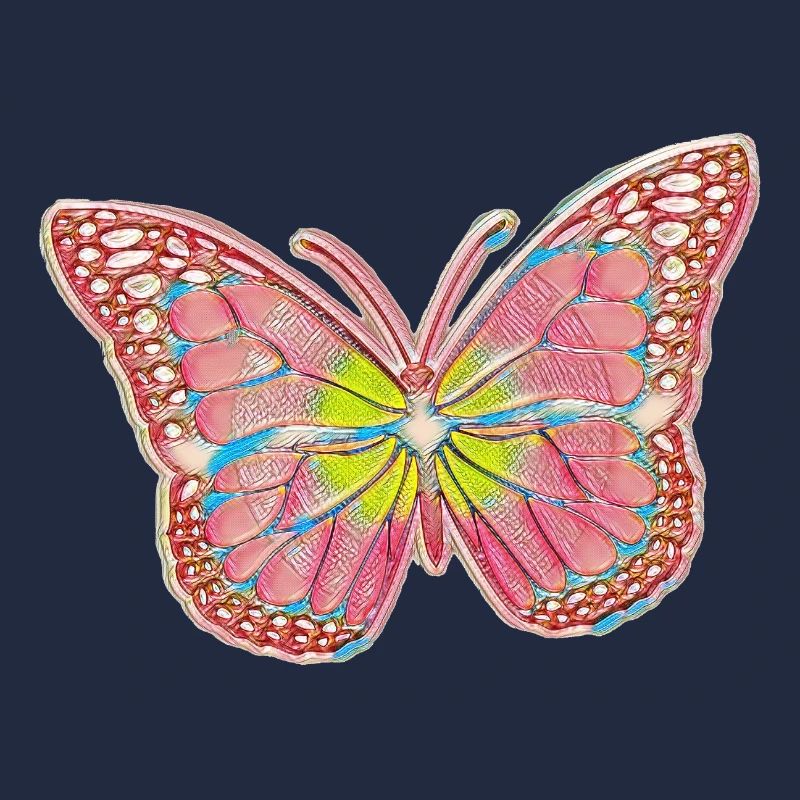 Conception magique de conte de fées papillon