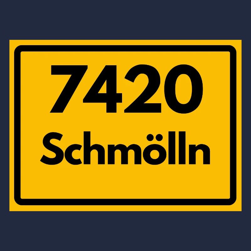 ALTE POSTLEITZAHL PLZ RETRO 7420 SCHMÖLLN