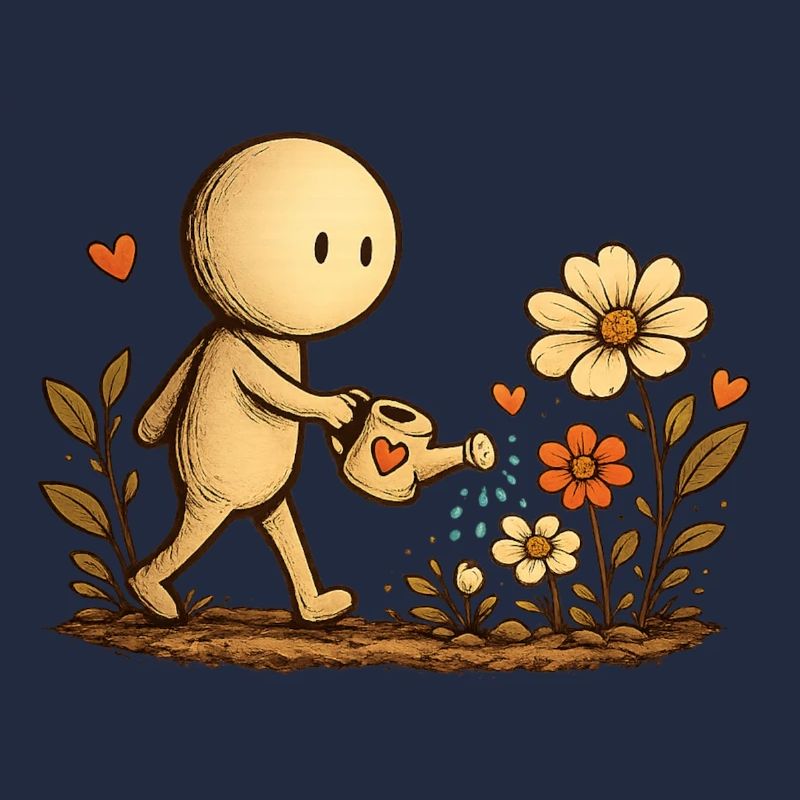 Der kleine Gedanke | Blumenliebe