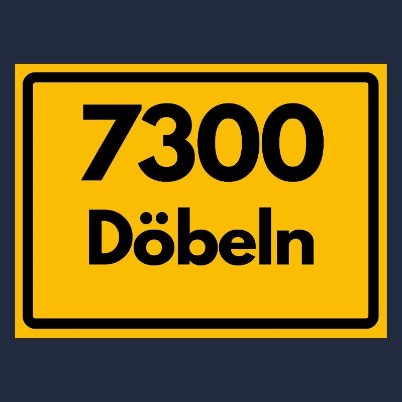 ANCIEN CODE POSTAL 7300 DÖBELN SAXE, DDR OSTALGIE