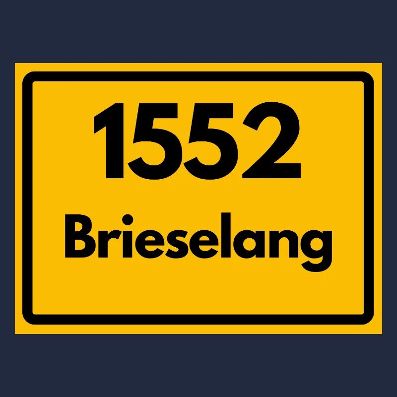 OLD POSTCODE 1552 BRIESELANG BRANDENBURG DDR