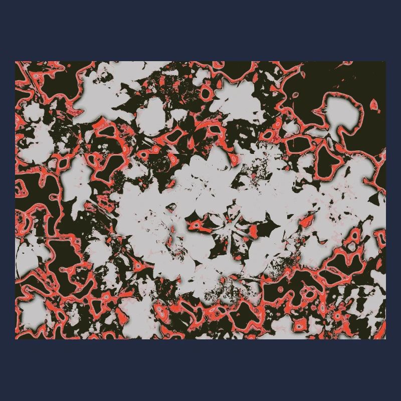 Roter Nebel-Abstractmuster