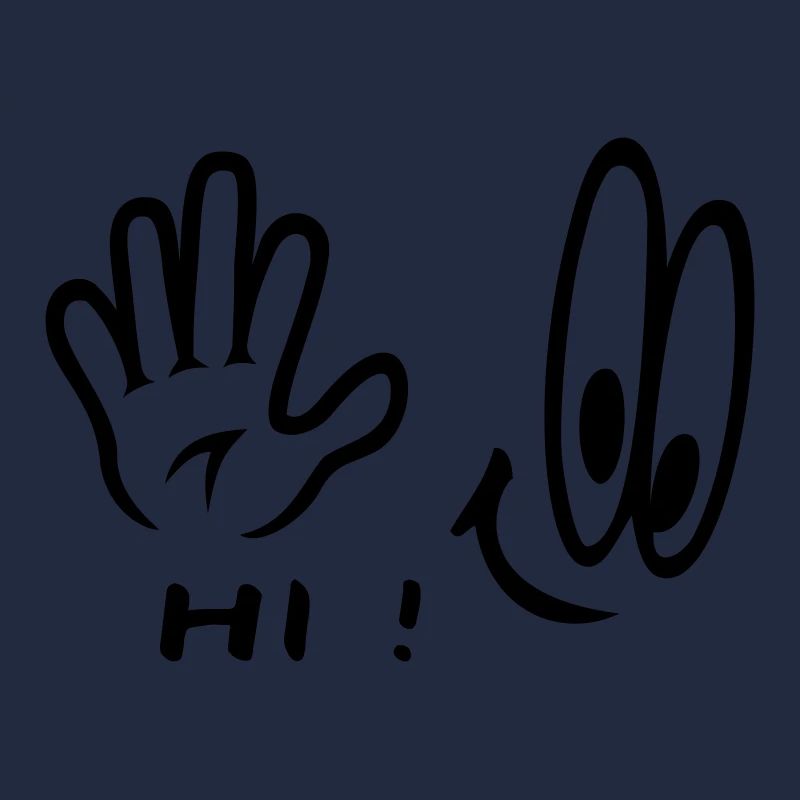 Handzeichen, Hi , Comic