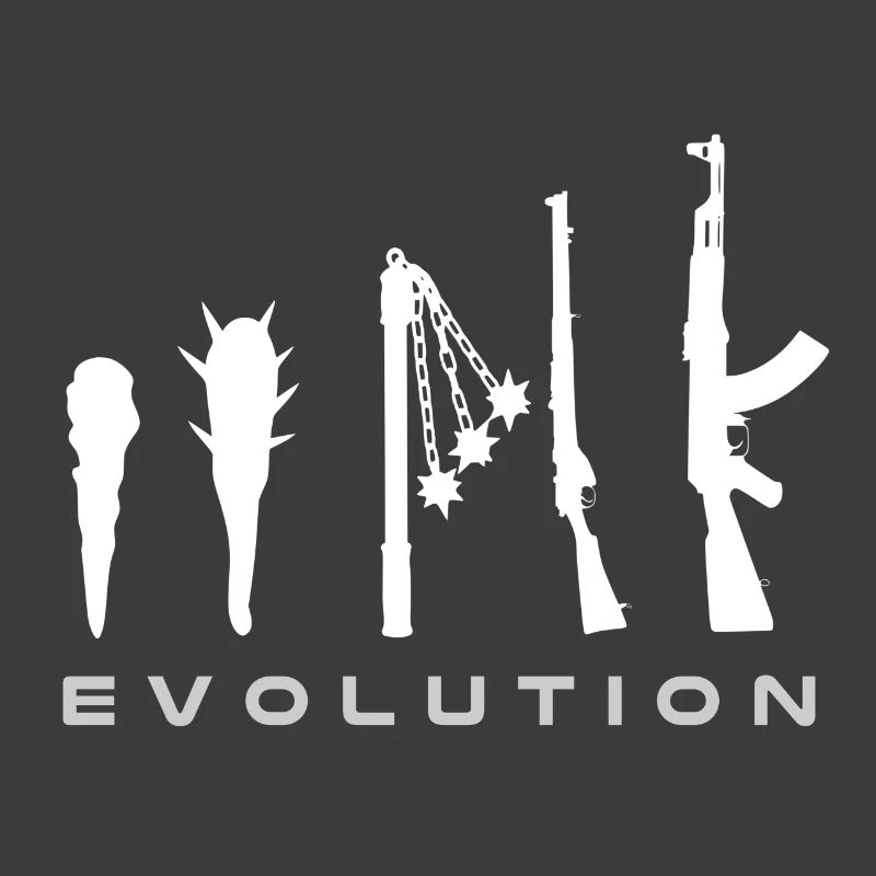 l'évolution de l'arme