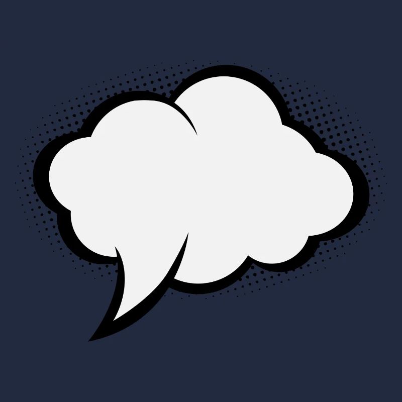 Comic speech bubble