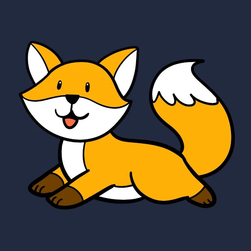 Lying fox