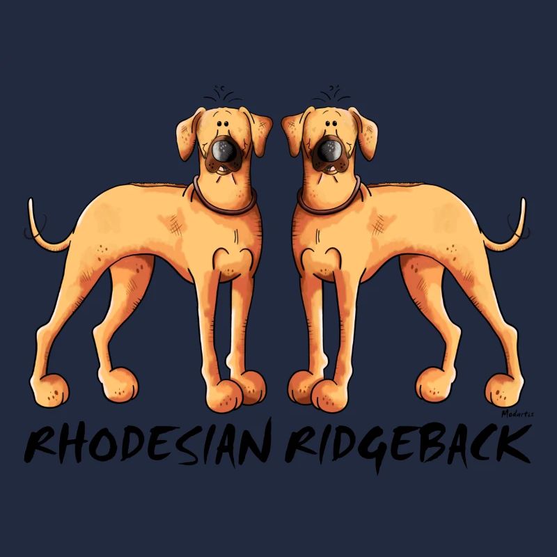 Two Rhodesian Ridgeback