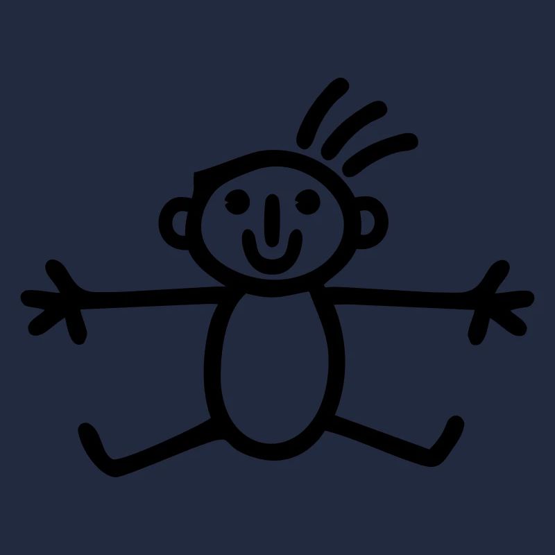Strichmännchen Junge