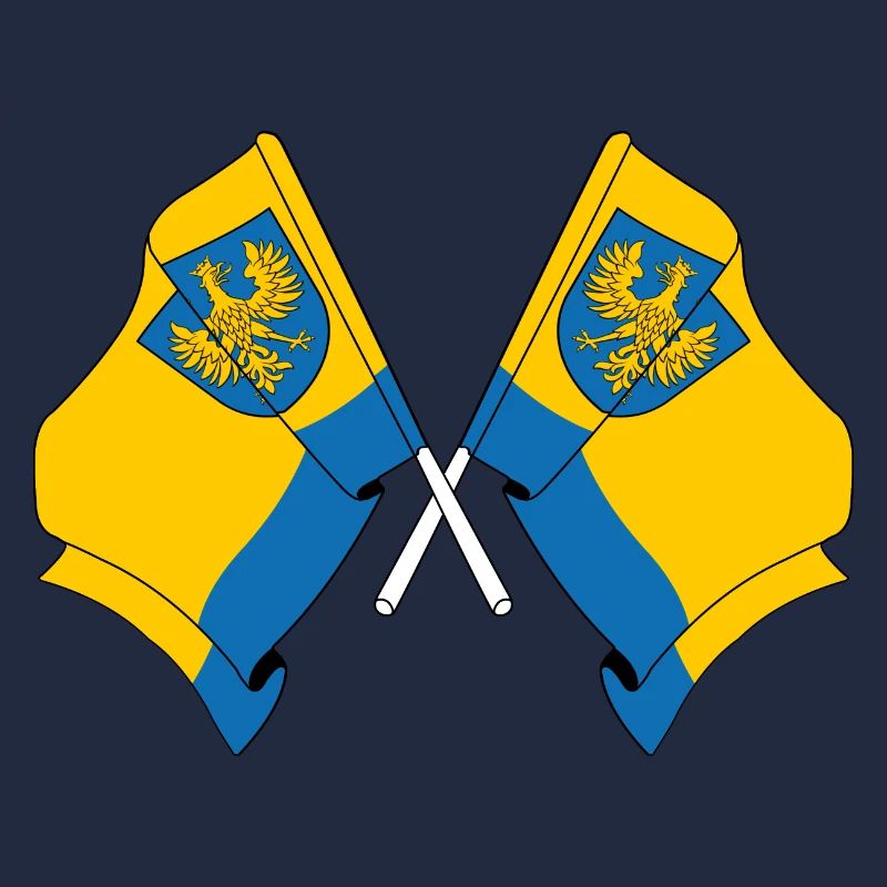 Deux drapeaux Opole