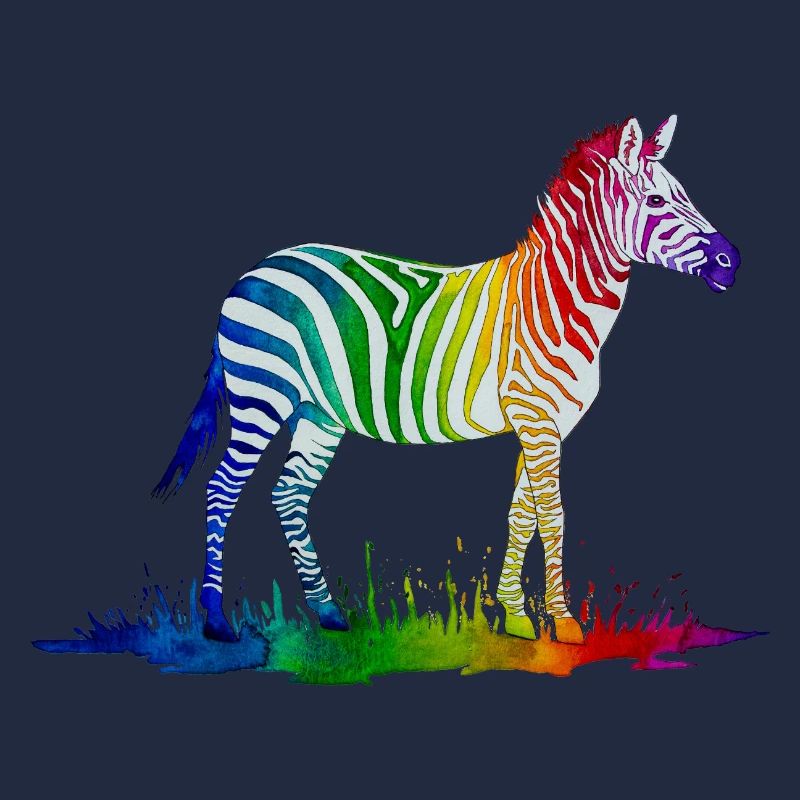 Regenbogen Zebra