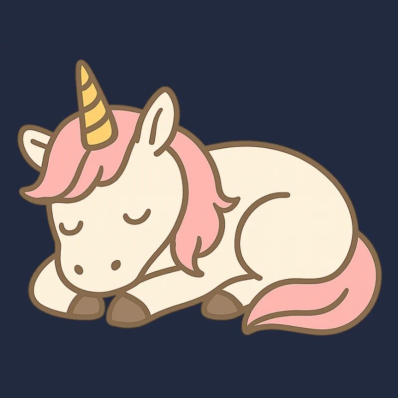 Schlafendes Einhorn