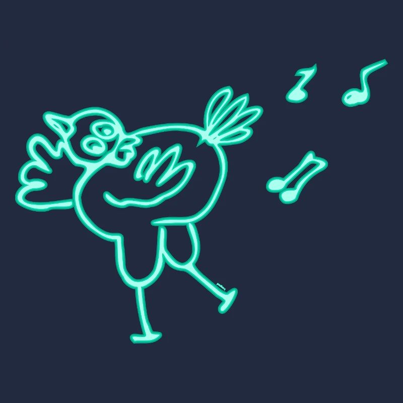 Neon Huhn