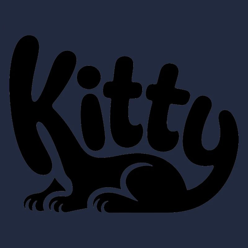 Kitty - Conception de chat de compagnie mignon
