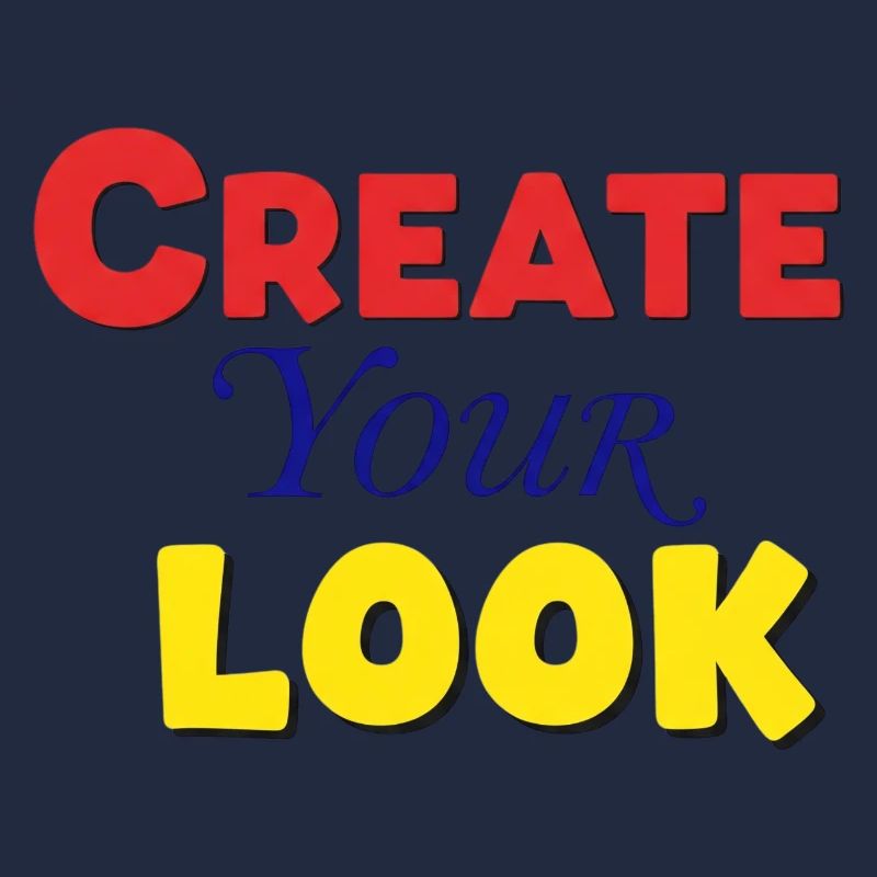 Vivid Colourful Text Creative Design