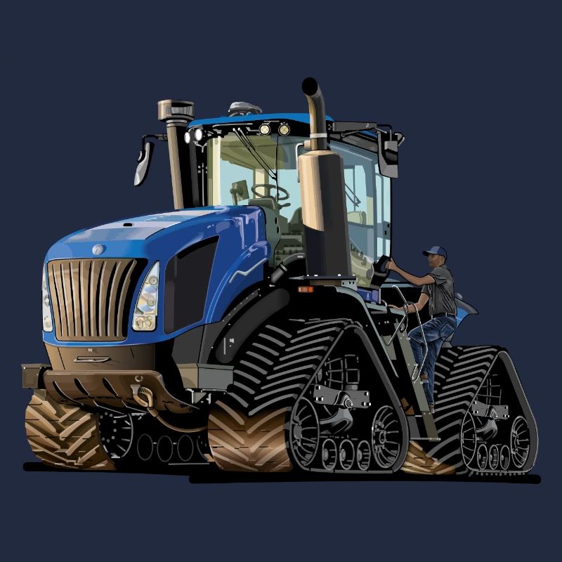 Traktor mit Raupenantrieb
