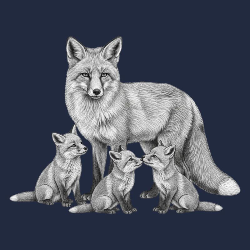 Fuchs und seine Jungen