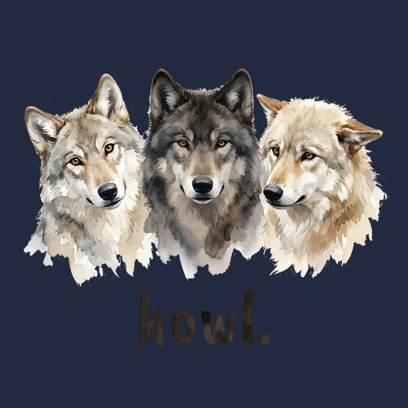 Wolf Howl Funny Wolf Lover Howl