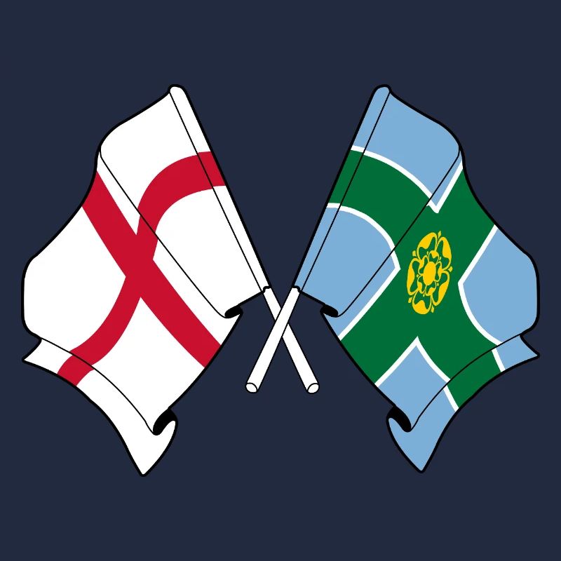 Drapeaux Derbyshire x Angleterre