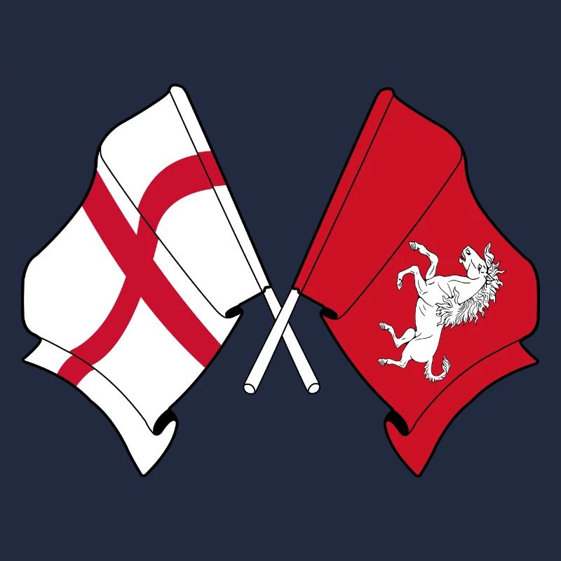 Kent Crossed mit England-Flagge