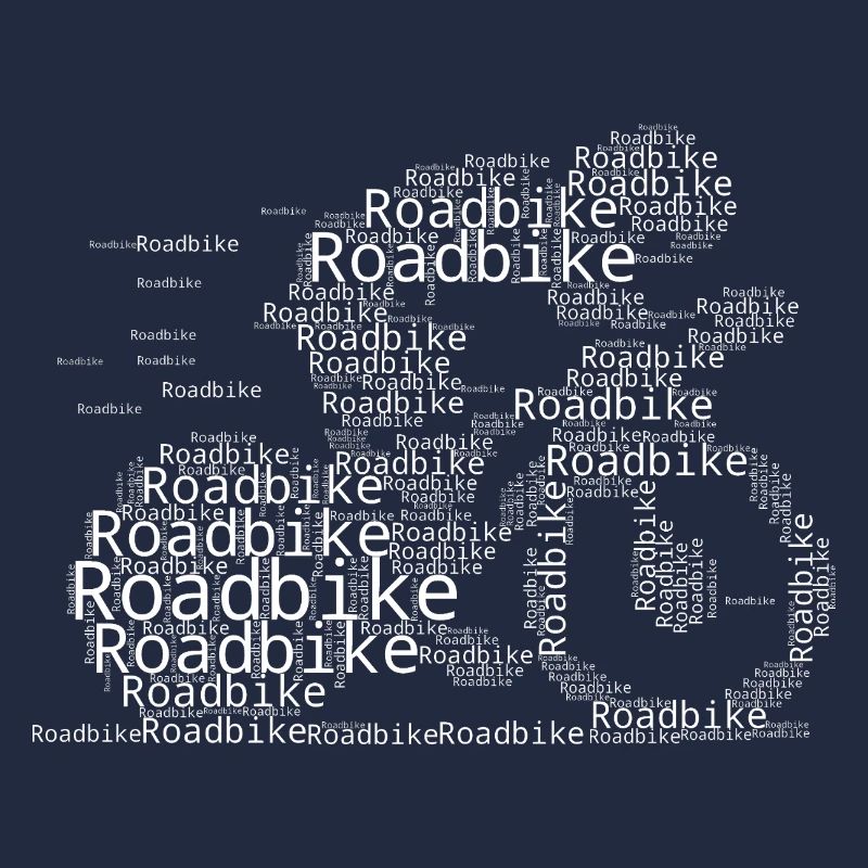 Message clair sur le vélo de route
