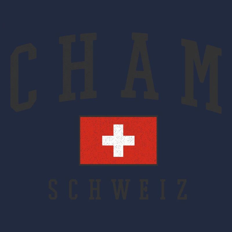 Style du drapeau suisse cham
