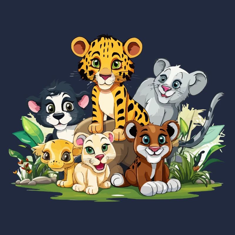 Tierfreunde im Dschungel