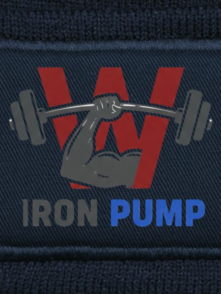 Iron Pump Krafttraining Emblem