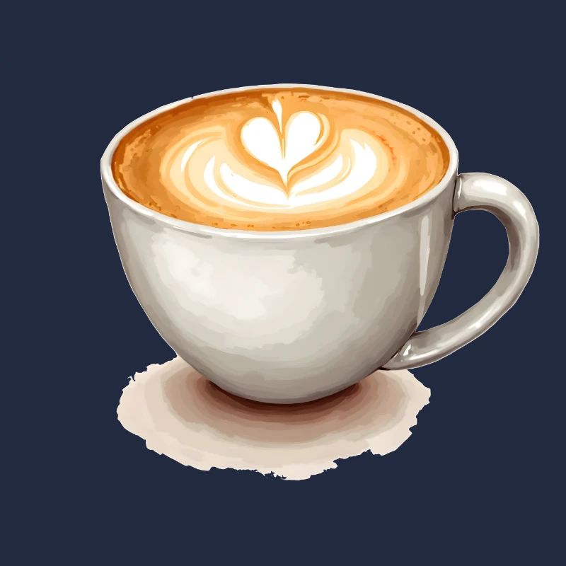 Cappuccino au café