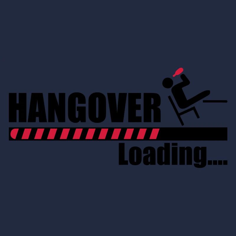 Hangover loading - gueule de bois - alcool humour