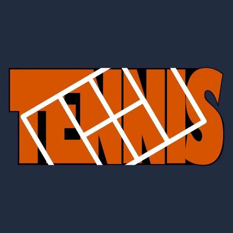 Tennis Orange Frame Dynamisches Raster