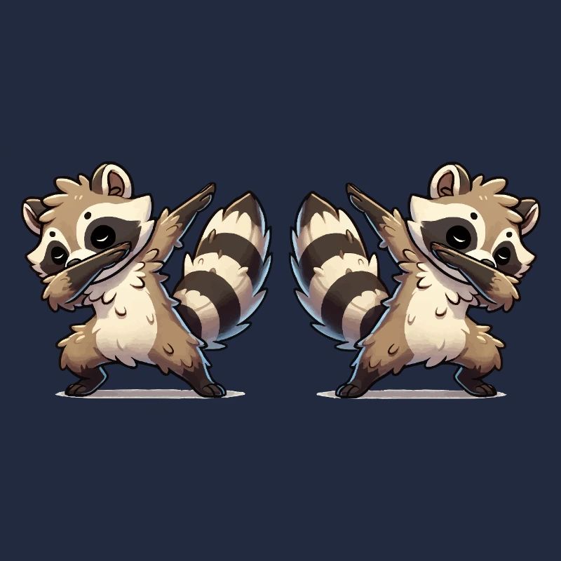 Raccoon Dabbing