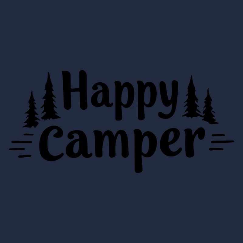 glücklicher Camper