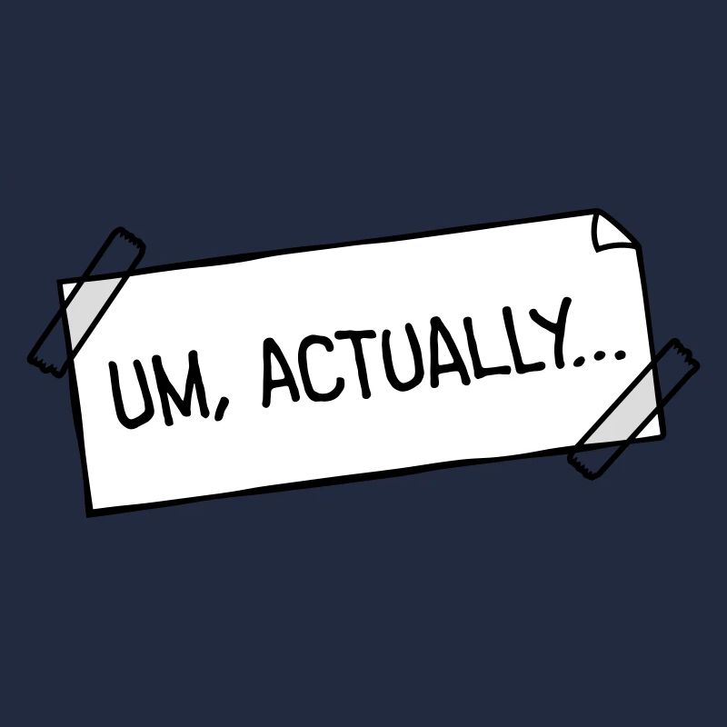 To Actually Stick Notes Nerd Smartass Logo