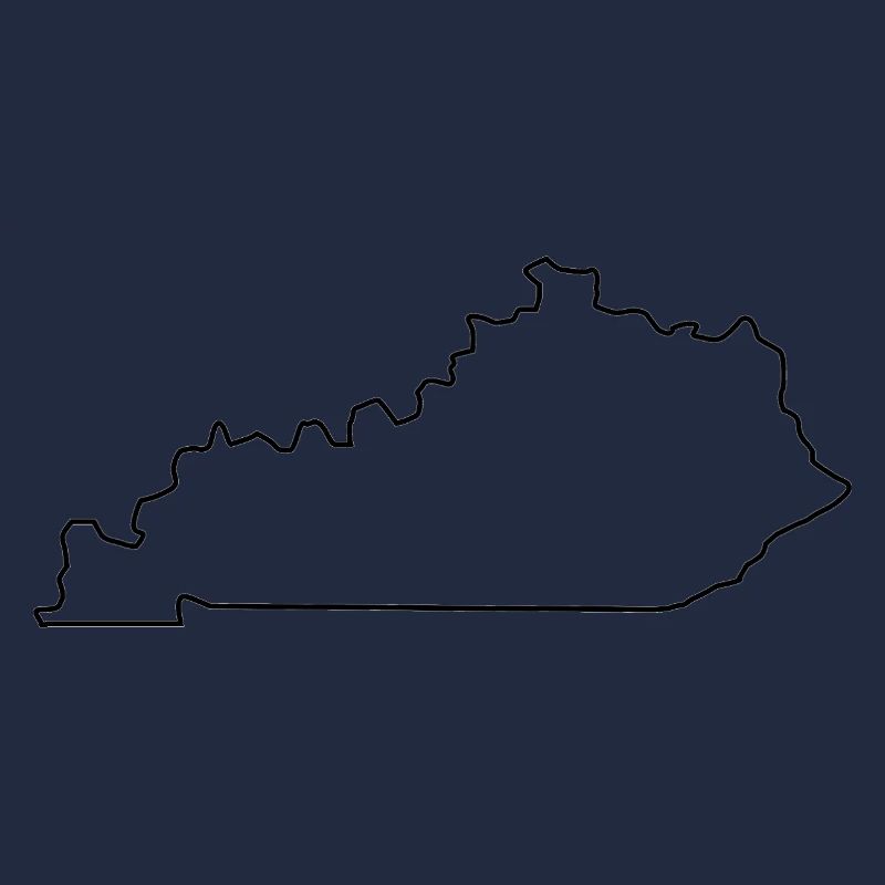 Karte von Kentucky