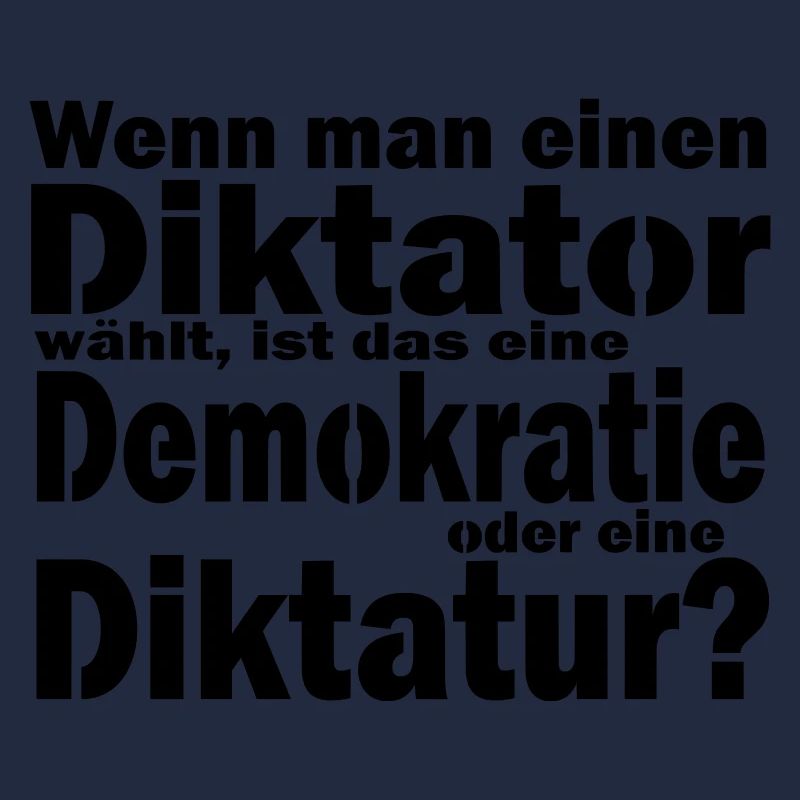 Diktatur oder Demokratie - eine Wahl?