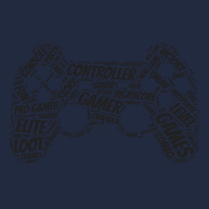 game controller wordart