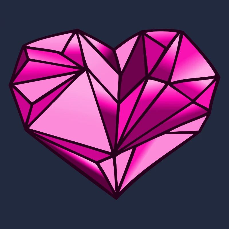 Herz geometrisch Geschenkidee