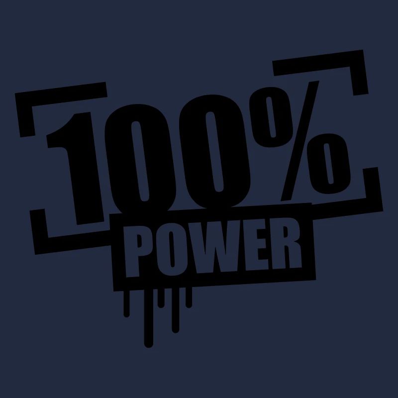 100 % Power Stempel