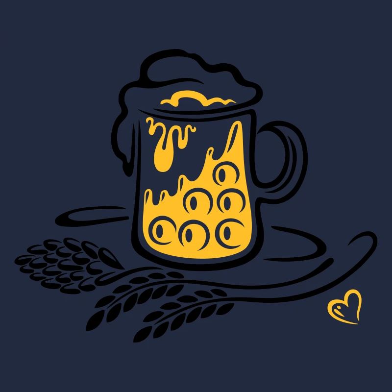 Beer Beer Mug Hops Wheat