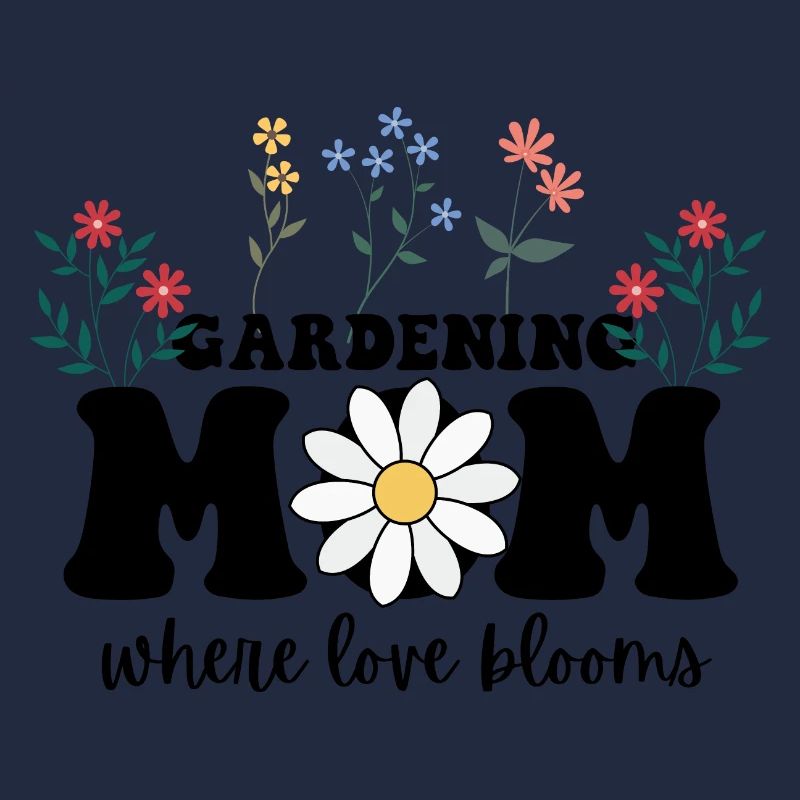 Gärtnernde Mutter, wo die Liebe blüht, Muttertag