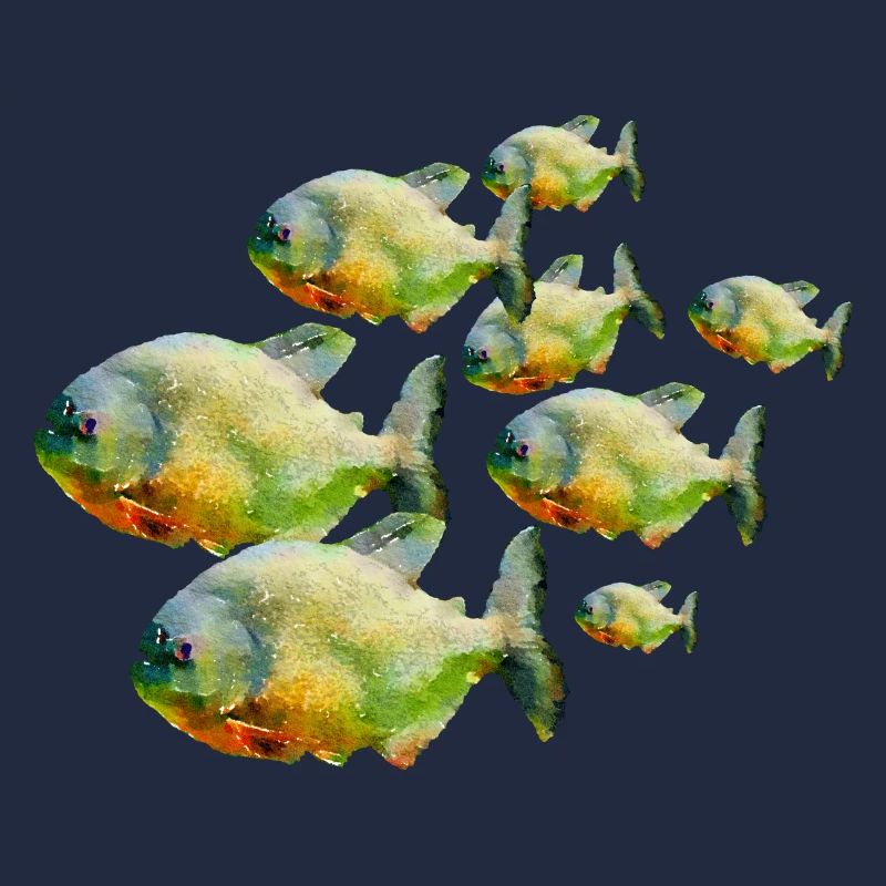 Poisson dans un banc