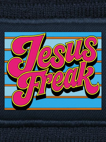 Lebendige Jesus-Freak-Illustration