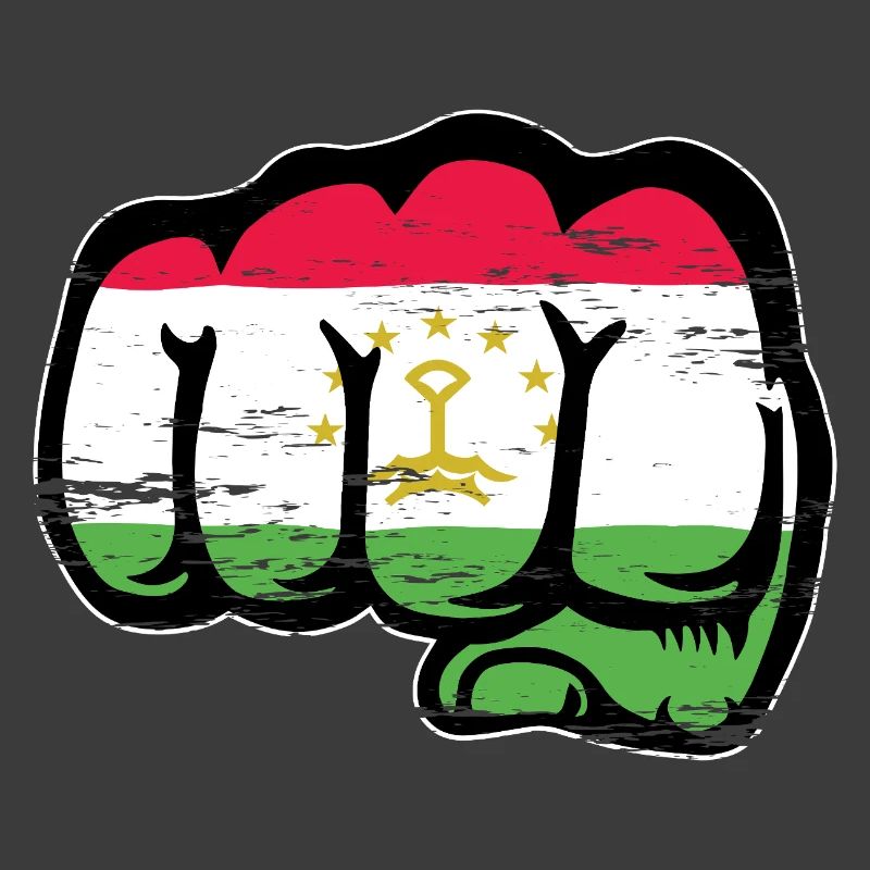 Tadschikistan_Flagge_Faust_used
