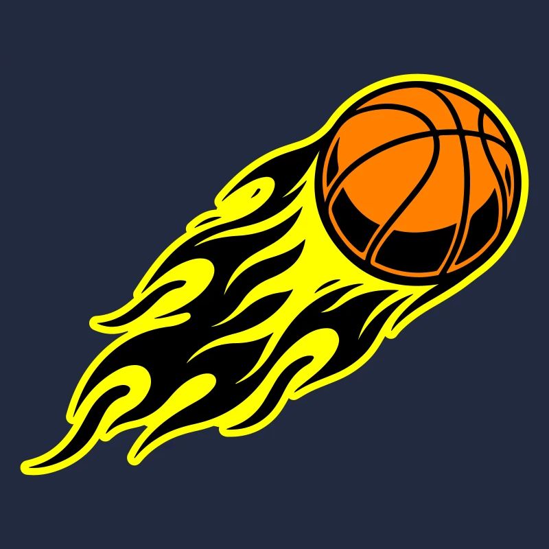 Basketball Flamme